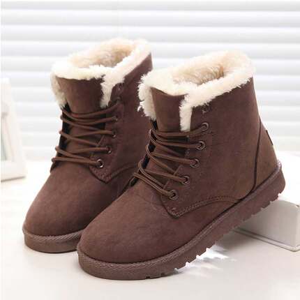 2021 Winter Boots Women Snow Women Shoes Flat Hell Casual Wi
