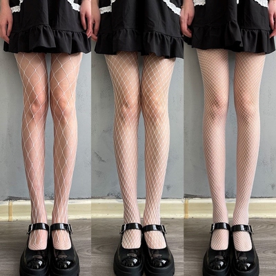 Women Sexy Anime Cosplay Lolita Girls Tights White Black Hig