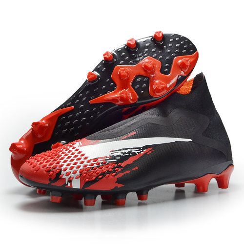 Wholesale fashion football shoes high ankle football boots m