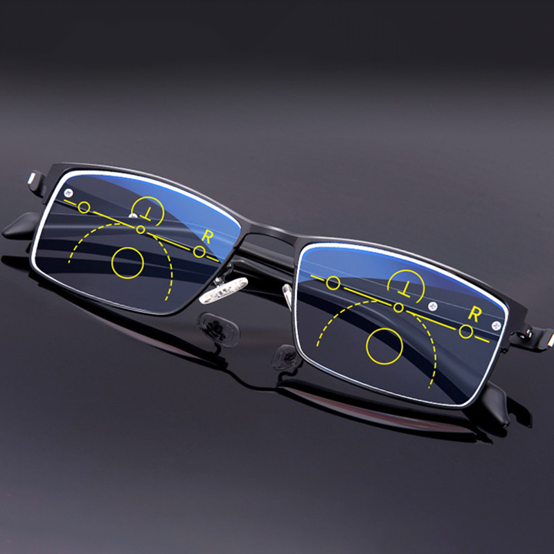 1PC Progressive Reading Glasses Men Women Multifocal Bifocal