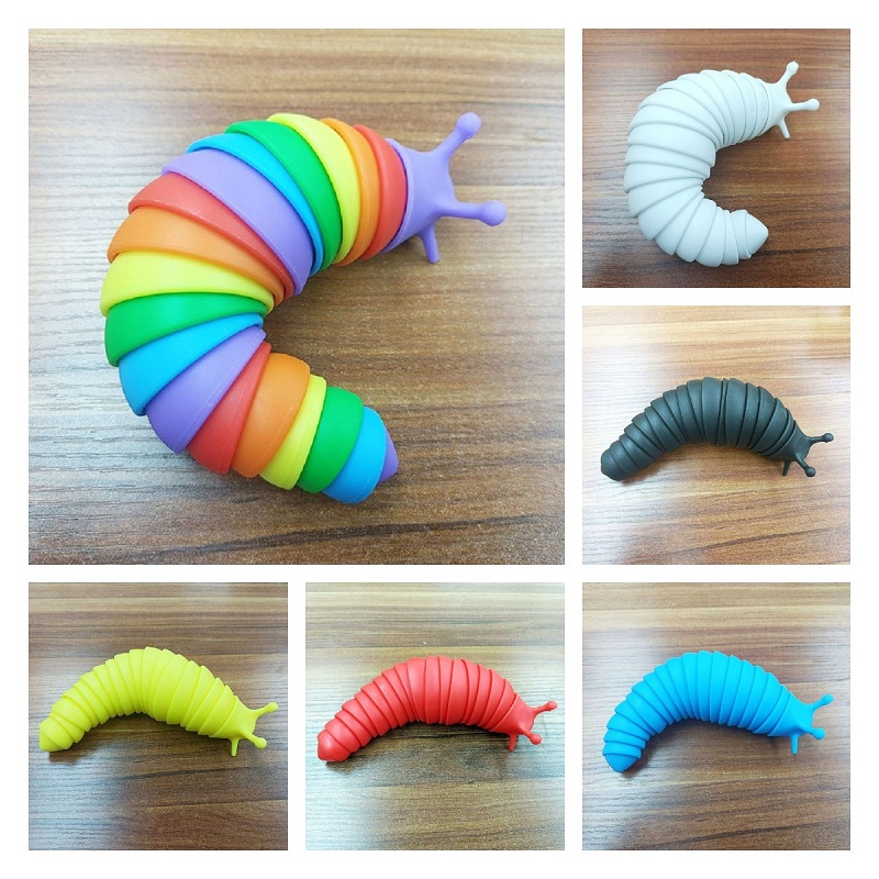 Flexible Fingertip Snail Sensory Toy Adult Antisss Squirming