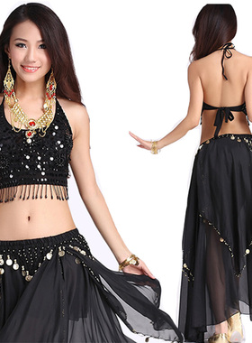 2pcs Set Women Belly Dance Costumes For Adult India Stage Gy