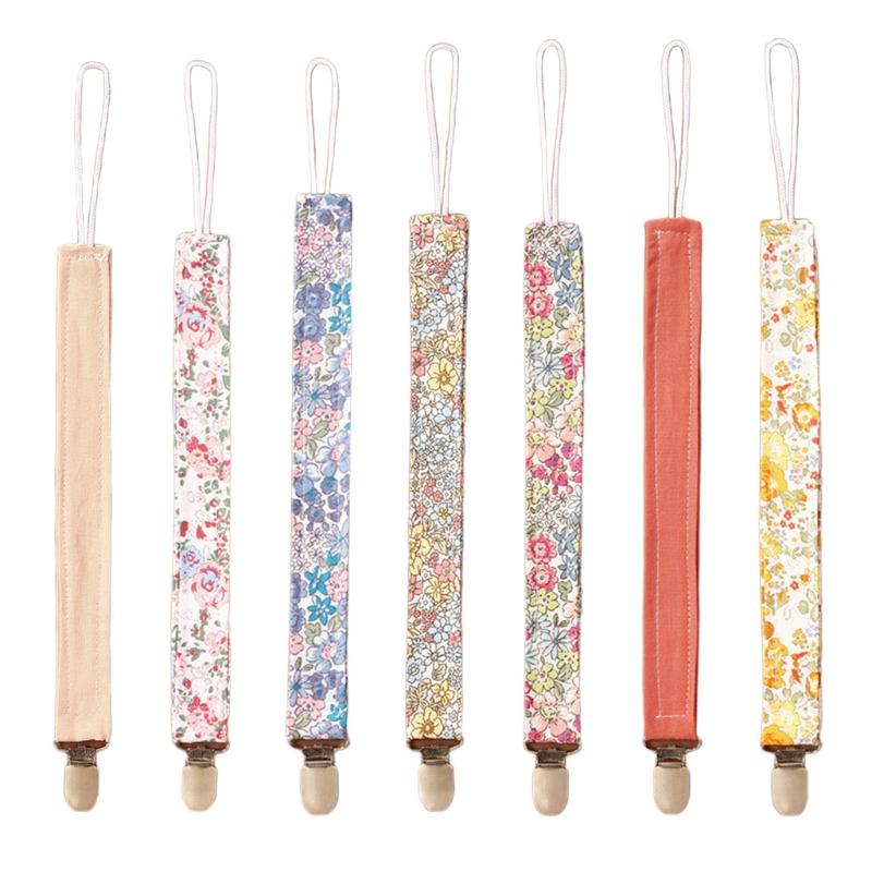 Cotton Pacifier Chain Clips Personalized Dummy Clip Baby Tee