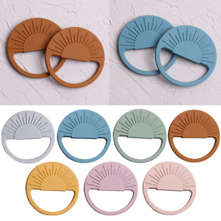 1pc Baby Silicone Teethers Rodent Teething Ring Toddler Newb