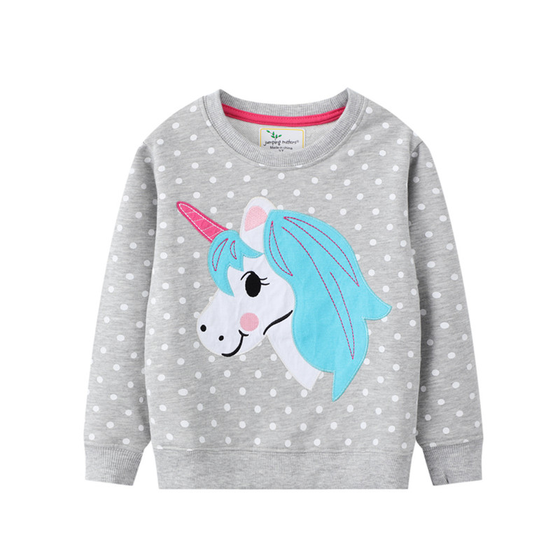 Jumping Meters New Arrival Girls Unicorn Clothing For Autumn