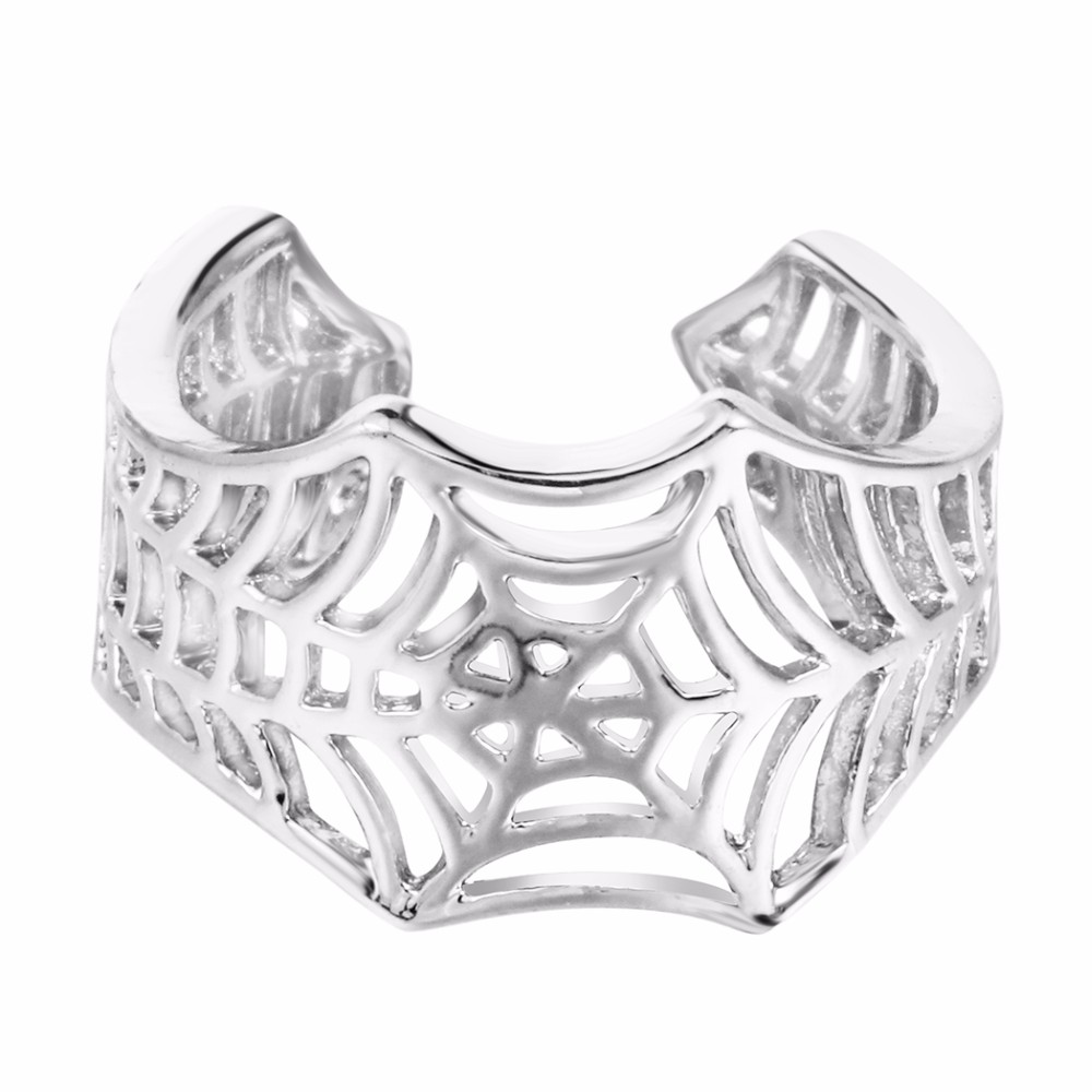Kinitial Bat Rings Handmade Spider Web Animal Tail Puzzle Je