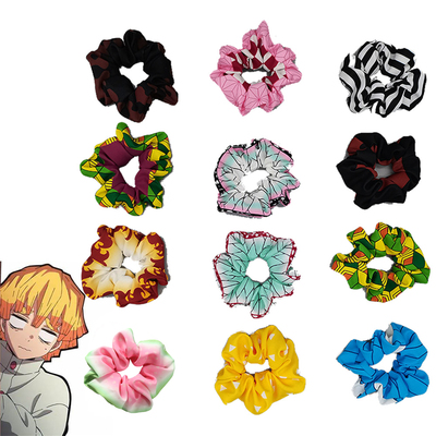 Anime Demon Slayer Cosplay Hair Ring Nezuko Zenitsu Tanjirou