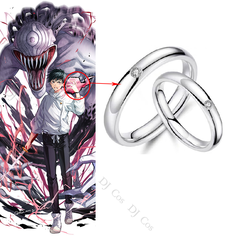 Yuta Okkotsu Ring Anime Jujutsu Kaisen Silver Alloy Finger R