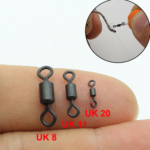 40PCS Micro Swivels Rig Rolling Swivel for D-Rig Ronnie Chod