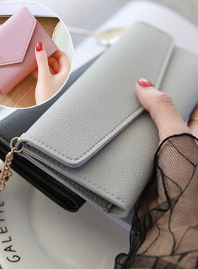 Brand Designer Short Coin Cluth Purses Leather Long Wallets