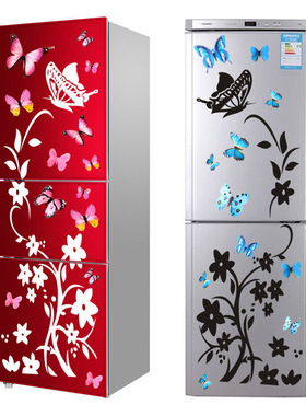 Creative Butterfly Refrigerator Sticker Home Decoration Kitc