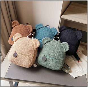 Ear Women Backpacks Small Fleece Bear Cute Girls New 2021