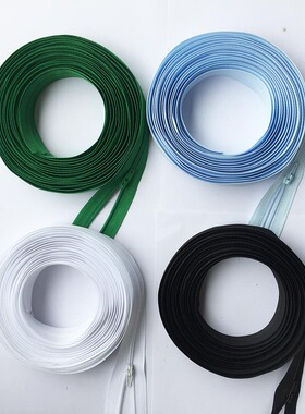 1/2/3/5/8 Meters 3# Long Nylon Zippers Rolls with 2/4/6/10/1