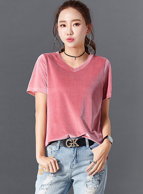 New Summer Tshirt Women Cotton High Quality T-shirt O-neck T