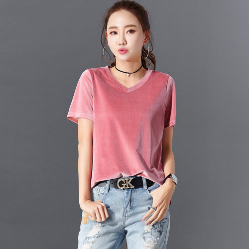 New Summer Tshirt Women Cotton High Quality T-shirt O-neck T