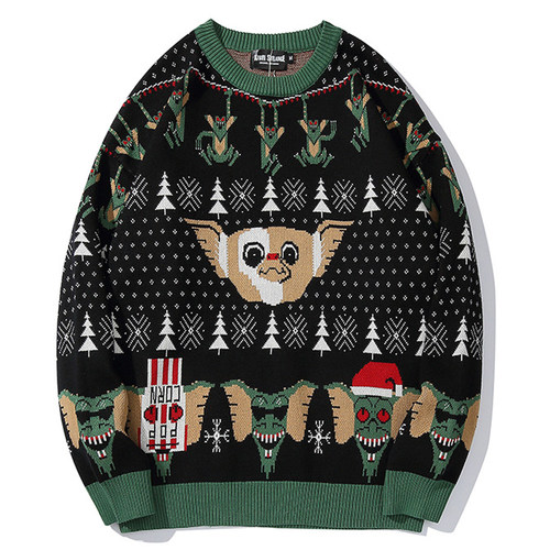 2021 Ugly Christmas Sweater For gift Santa Elf Funny Pullove