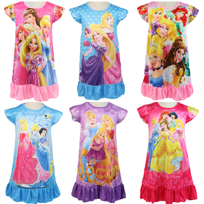 Princess Girl Dress Rapunzel Summer Clothing Kids Clothes Ch