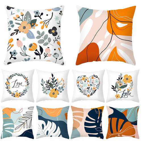 45*45 Polyester Decorative Cushion Cover Coussin Pillow Case