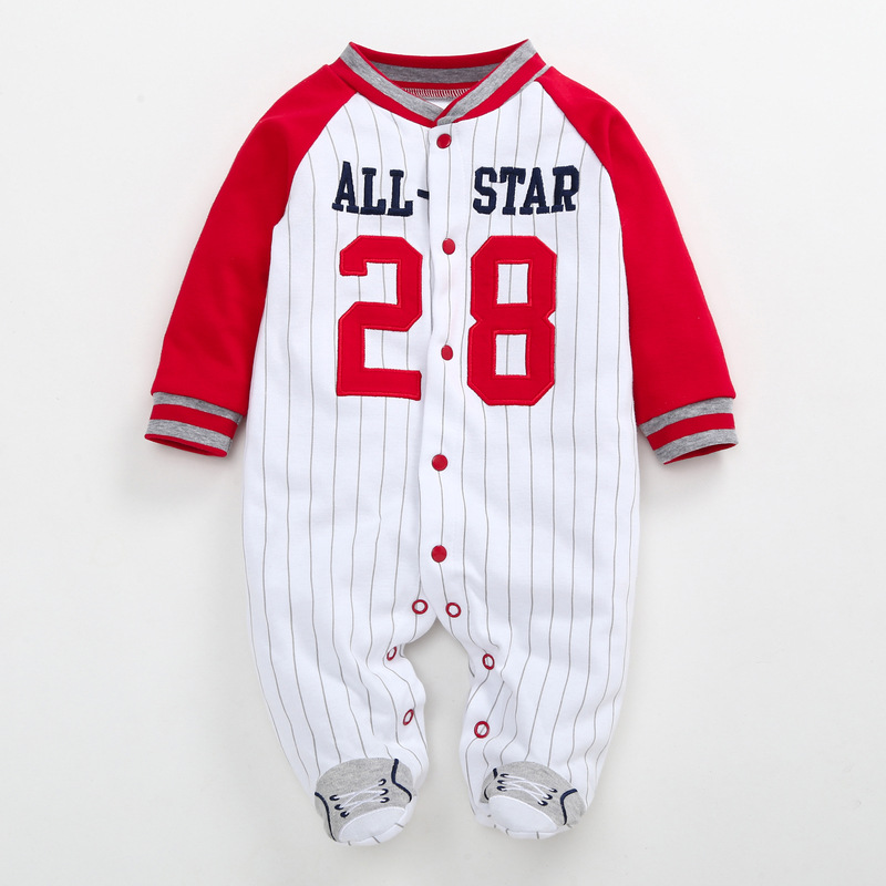 Newborn Baby Romper 2021 Spring Autumn Footed All star Unico