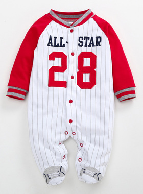 Newborn Baby Romper 2021 Spring Autumn Footed All star Unico