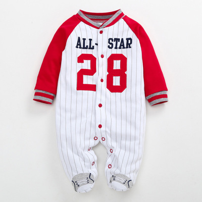 Newborn Baby Romper 2021 Spring Autumn Footed All star Unico