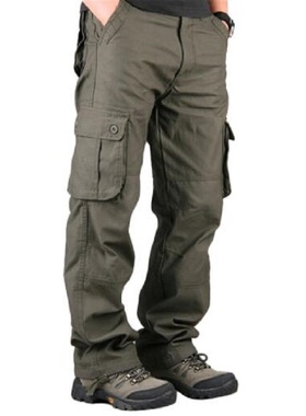 Men's Cargo Pants Casual Multi Pockets Military Tactical Pan