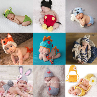 newborn photography props crothet baby clothes boy clothing