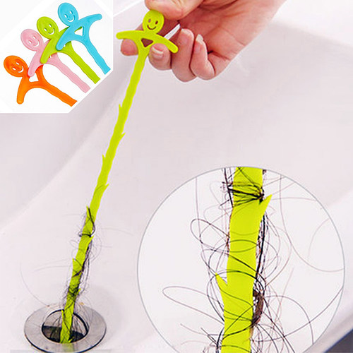 1PC Hair Dredge Hook Bathroom Kitchen Useful Tool Unclog Sin