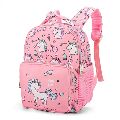 Girl School Bags Child Pink Kawaii Printing Backpack Kinderg