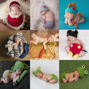 Newborn Photography Props Crothet Baby Clothes Boy Clothing