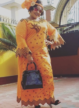 African Dresses For Woman  New Fashion African Bazin Riche E