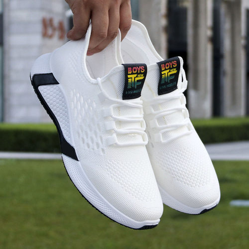2022 new sports shoes men's breathable casual mesh shoes com