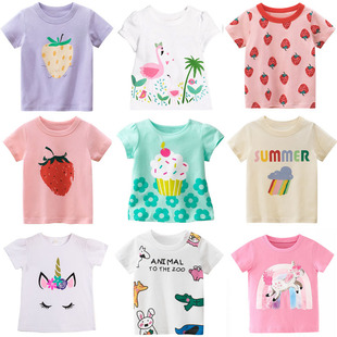 Kids 2021 Summer T Shirt for Girls Comfortable Lovely Toddle