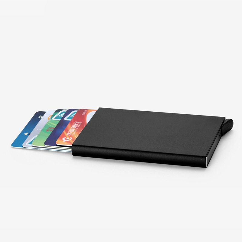 Anti-theft ID Credit Card Holder Minimalist Porte Carte Thin