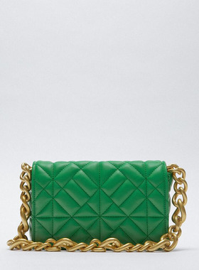 Branded Women's Shoulder Bags 2021 Thick Chain Quilted Shoul