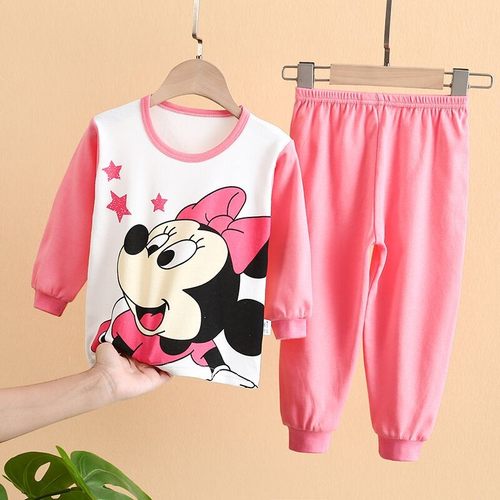 Toddler Girl Clothes Minnie Mouse Baby Clothing Long Sleeve