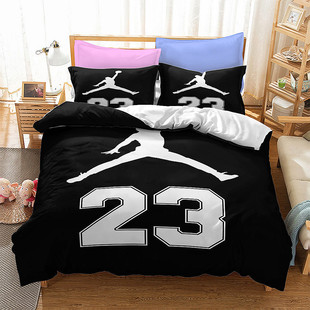 New Basketball Duvet Cover For Teen Boy Single Queen Soft Be