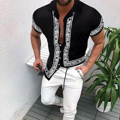 Summer Men's Printed Hawaii Casual Shirts 2021 Brand Setwear