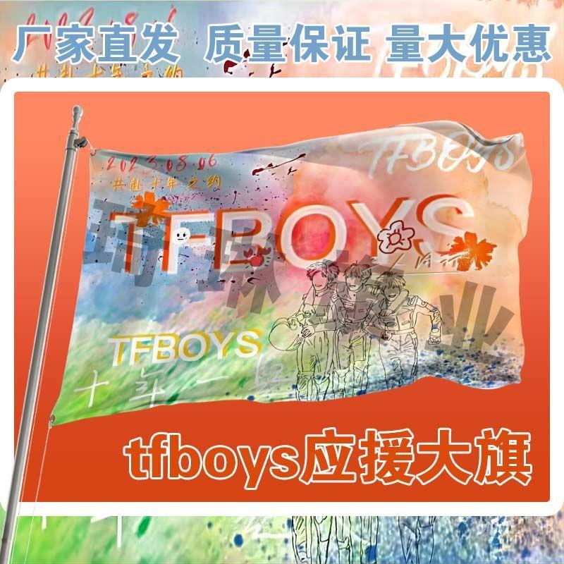 TFBOYS应援大旗团户外演唱