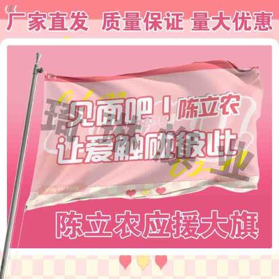 陈立农应援大旗明星演唱会手持大旗户外音乐节歌手应援旗定制周边