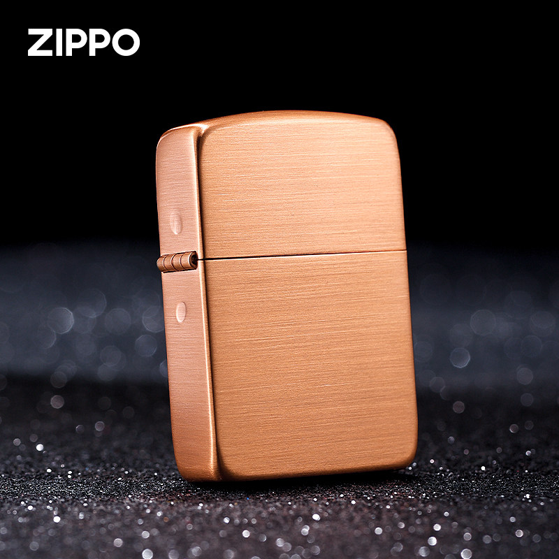zippo打火机原装正品1941镀紫铜微醺复刻军机煤油防风男士礼物版
