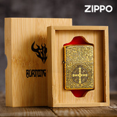 正版 康斯坦丁康机蚊康五面黄铜盔甲蚊子火机 Zippo煤油打火机蚊版