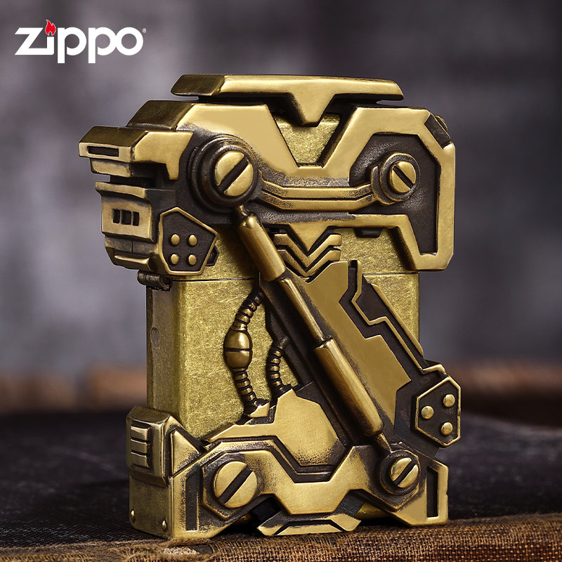 zippo多面立体徽章专属礼盒装