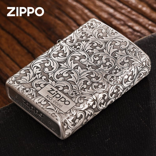 zippo限量版唐草打火机送男友