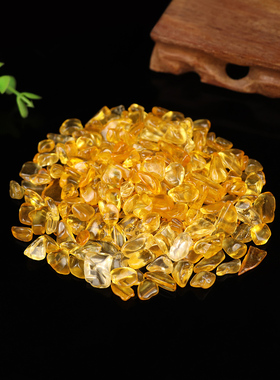 人造水晶其他天然黄水晶装饰摆件