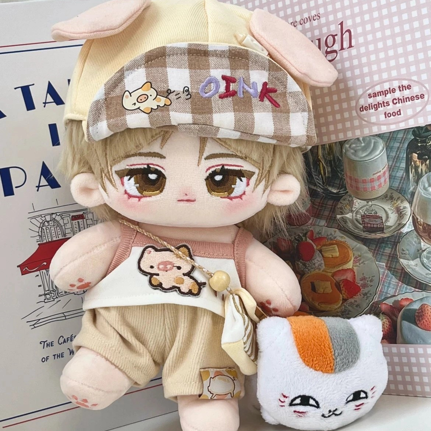 夏目贵志棉花娃娃20cm动漫正版