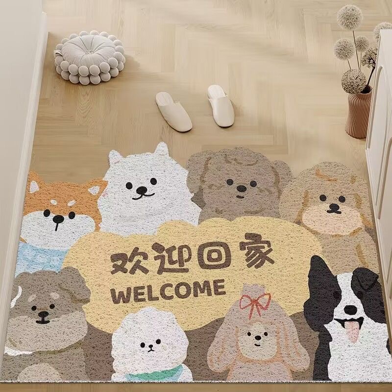 卡通丝圈地垫入户门垫