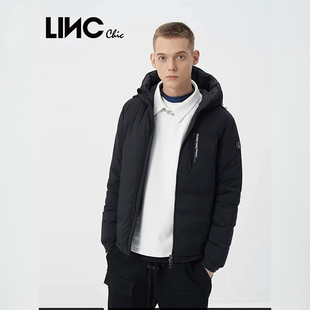 羽绒服N22301018 男士 LINC金羽杰新款 便携机能短款