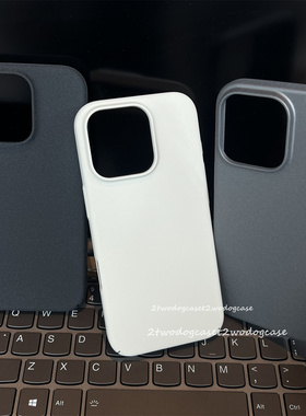 夏天简约灰色米白经典黑16promax颗粒磨砂防手印12/13/14PM硬壳岩石色大孔保护壳16plus深灰色百搭手机壳70rs