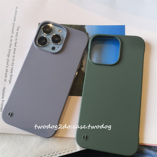 紫色磨砂硬壳超薄无边框13